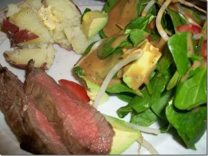 red bliss baked potato