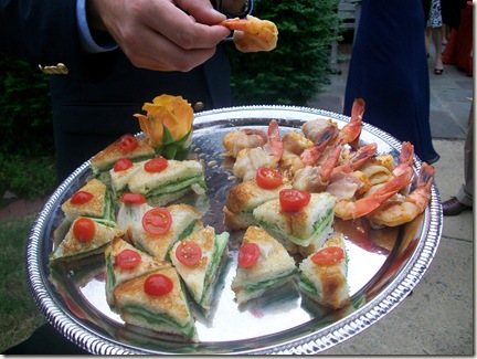 sandwich and shrimp