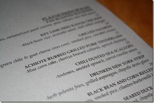 Menus