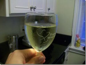glass of pinot grigio