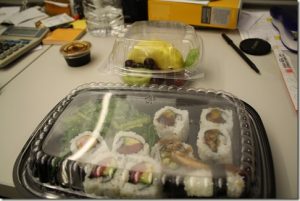 craving sushi for lunch